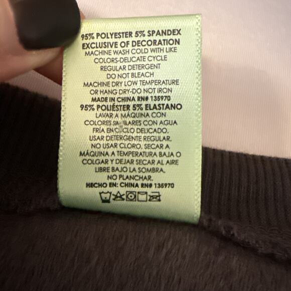 Honeydew Women's XXL Velour Lounge Pajama Top Neutral Gray Comfy Soft - Picture 5 of 8